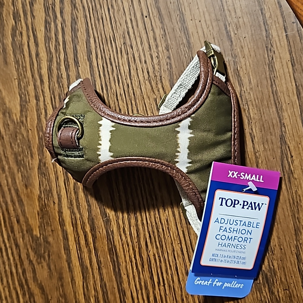 TOP-PAW Dog Walking Harness-Camoflage-Adjustable Fashion Comfort-New-Sz XX-Small